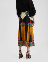 La DoubleJ A-Long Skirt Aswan Plac&eacute;e Ivory SKI0018CAD001ASW01WH04