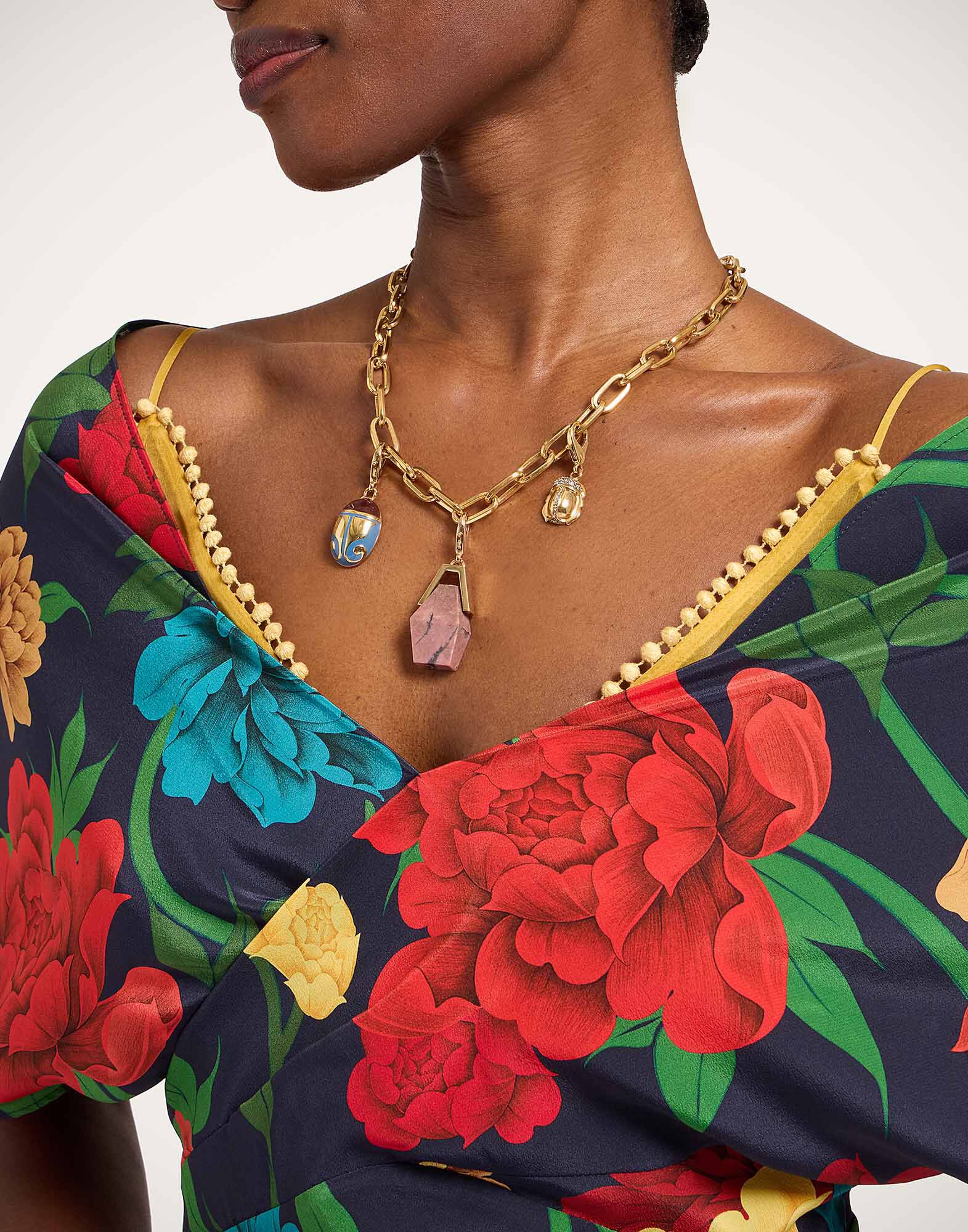 La DoubleJ Foyer Dress Queen Peony Blue DRE1024CRE001QPE01BU03