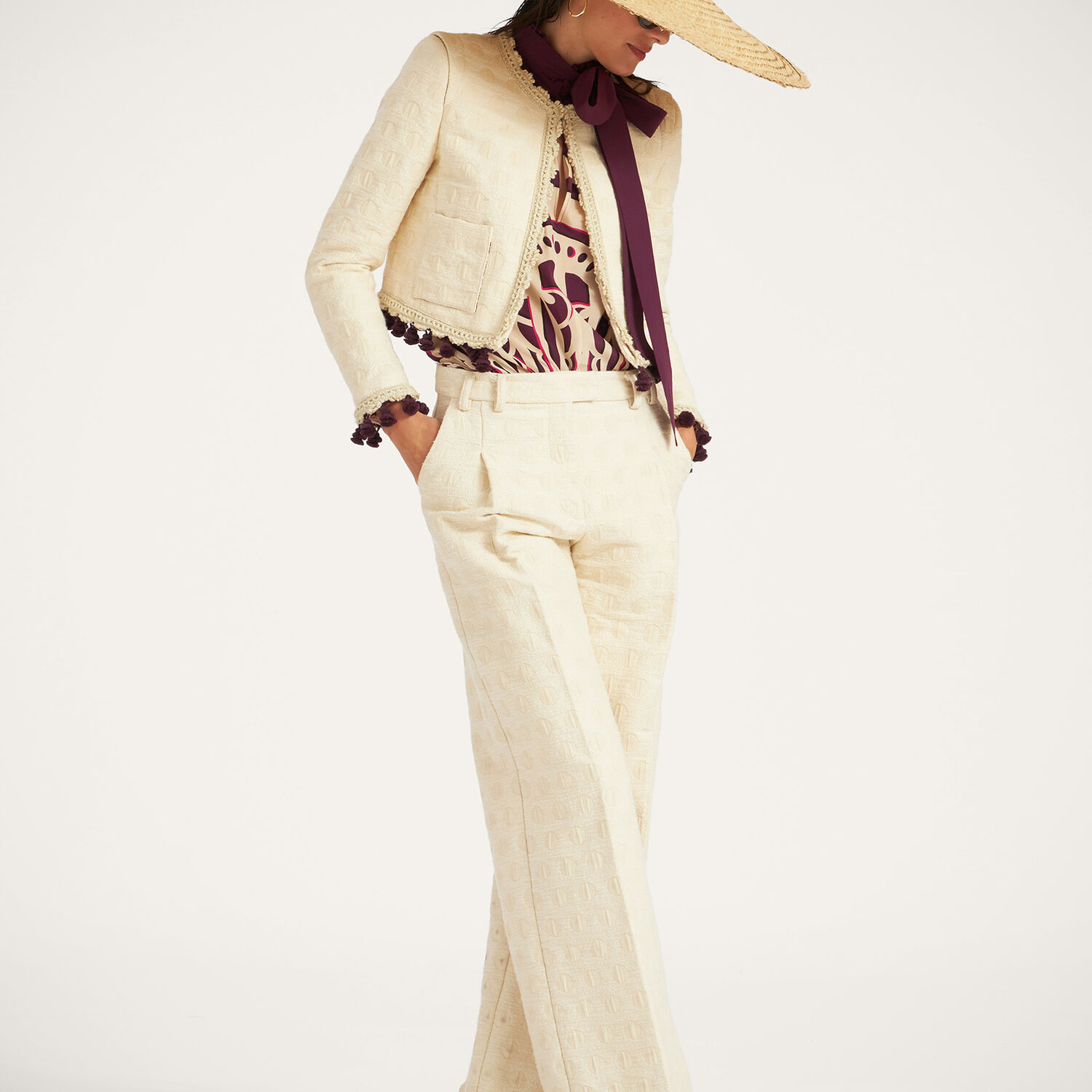 La Doublej La Comasca Pants In Creamy