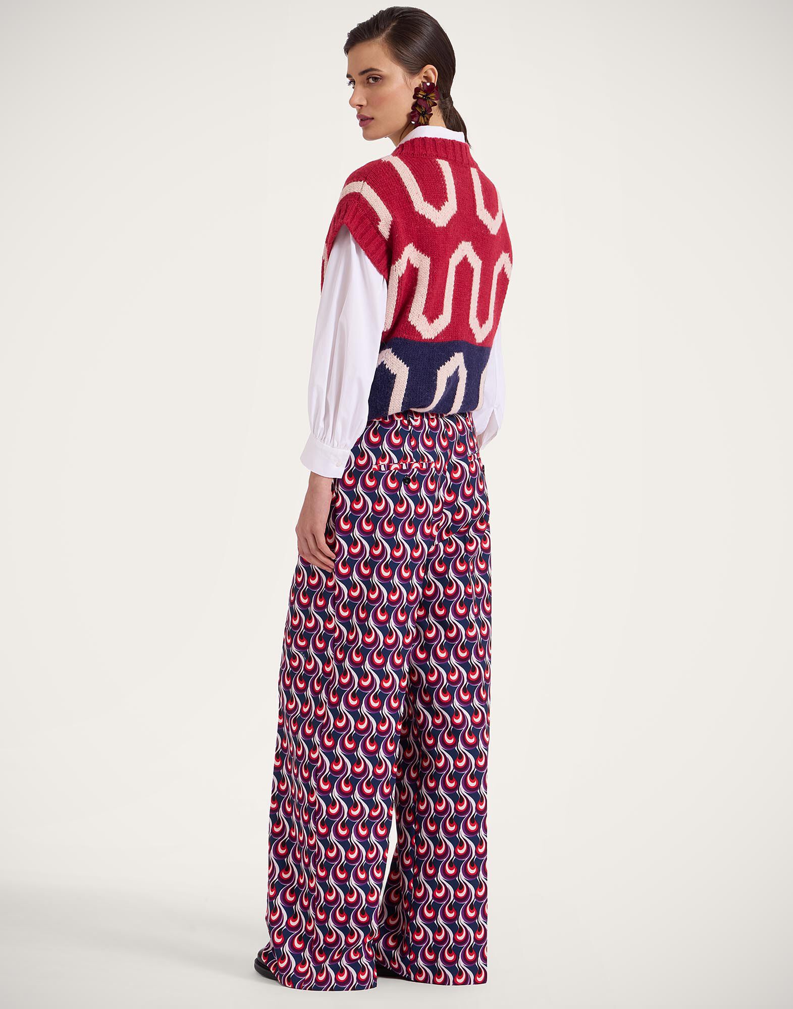 La DoubleJ Loose Pants Melty Blue TRO0135JER034MLT01BU03