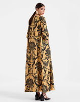 La DoubleJ Muumuu Dress Round Neck La DoubleJ Muumuu Dress Round Neck Cherubs Gold DRE0370SIL001CRB01YE05