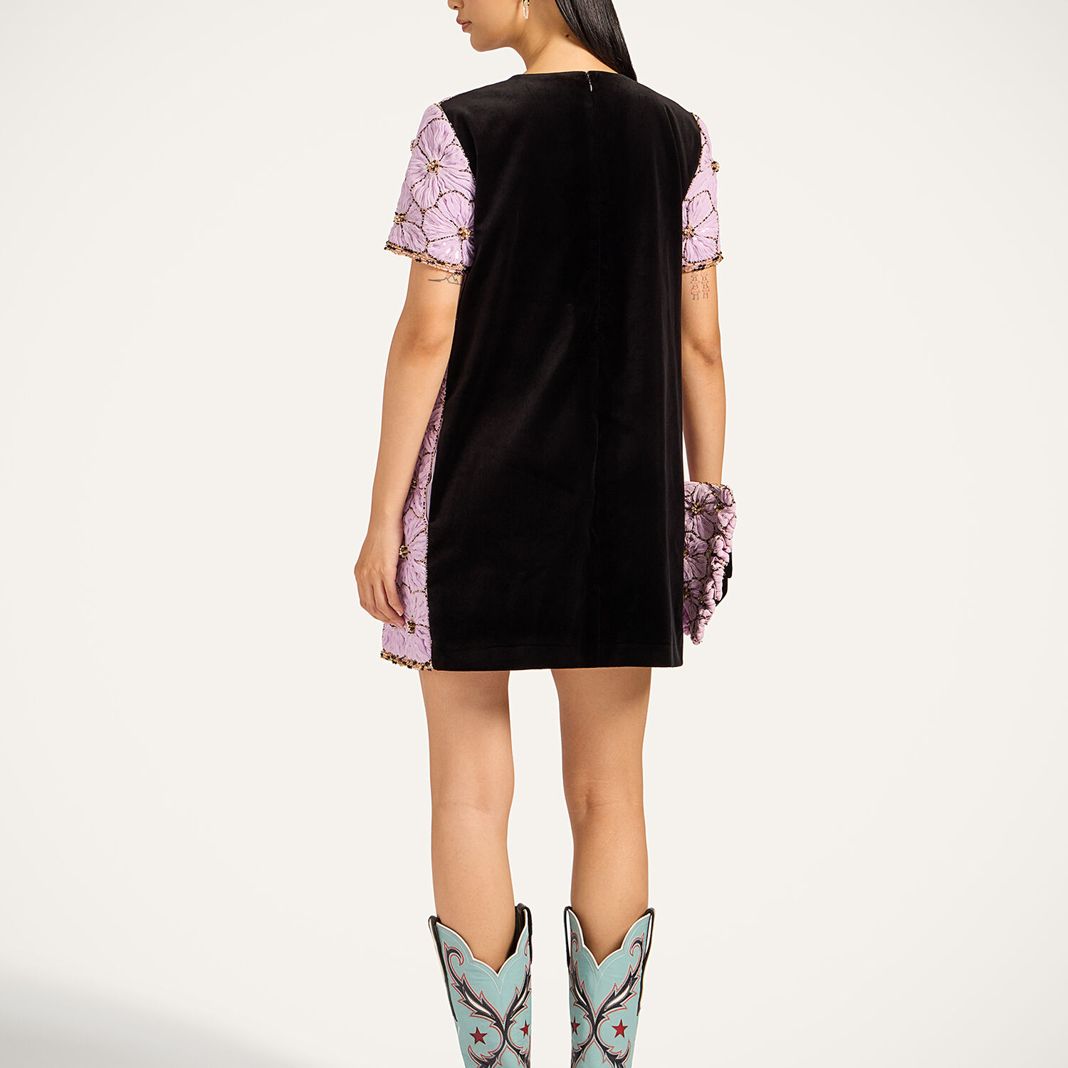 La Doublej Mini Swing Dress In Pink