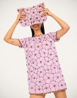 La DoubleJ Hand Pochette La DoubleJ Hand Pochette Solid Lilac BAG0081EMB123CAM01PU02