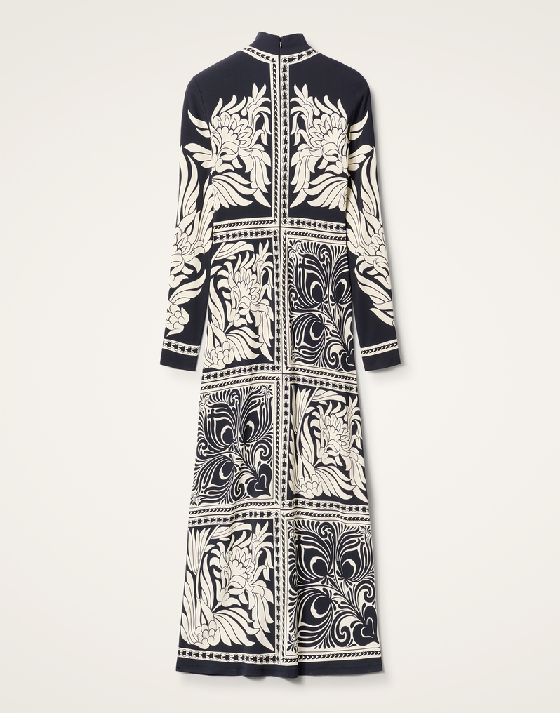 La DoubleJ Halle Dress La DoubleJ Halle Dress Mix Tiles Placée Black DRE0444VIS011MIX01BL01