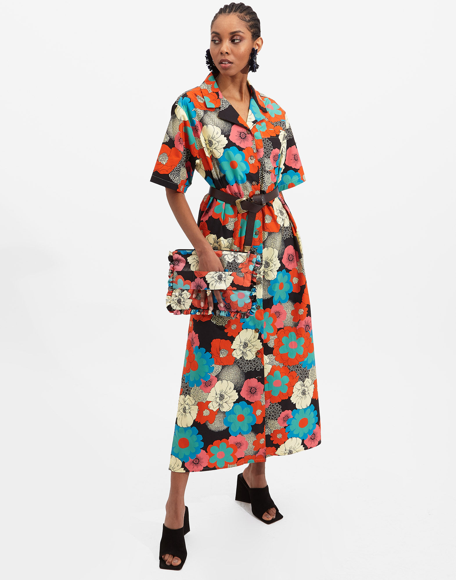 La DoubleJ Bowling Dress Ice Poppy DRE0340COT001ICP0001