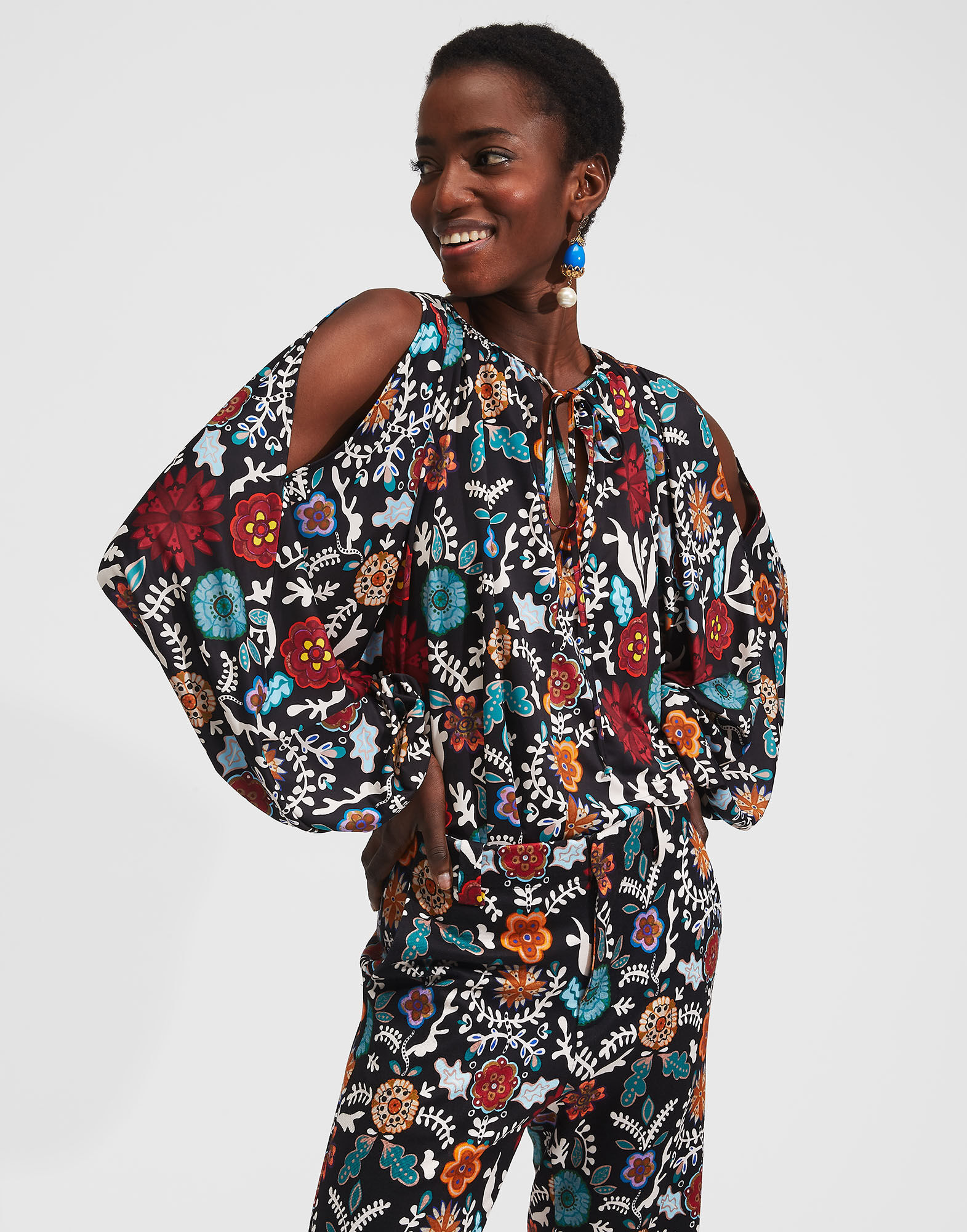 LaDoubleJ Aphrodite Top Fire Flower TOP0037JER011FIR0001