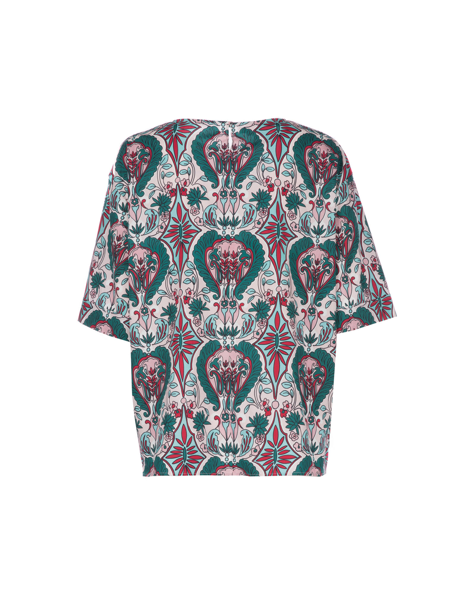 LaDoubleJ Boxy T-Shirt Liberty Rosa SHI0003COT001LIB0002