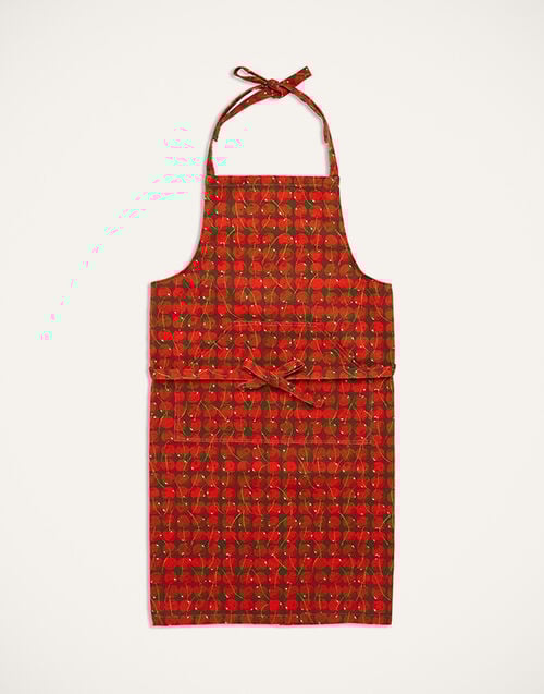 La DoubleJ Apron La DoubleJ Apron Cherries Verde APR0001COT018CHY0004
