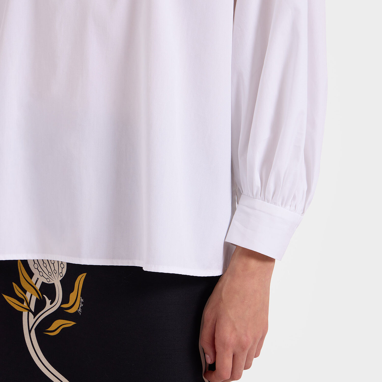 La Doublej Poet Shirt In Solid White