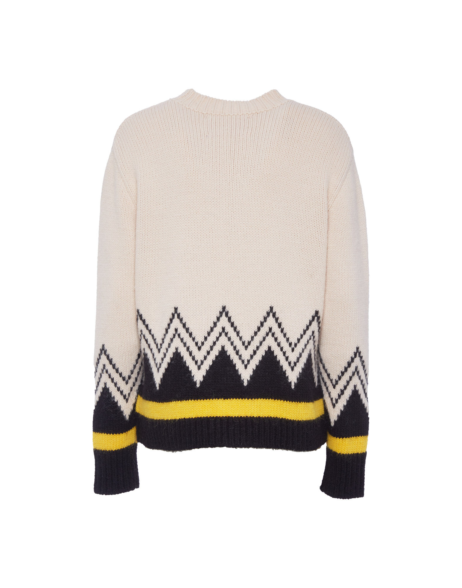 La DoubleJ Dolomite Sweater White/Black PUL0093KNI061VAR0117