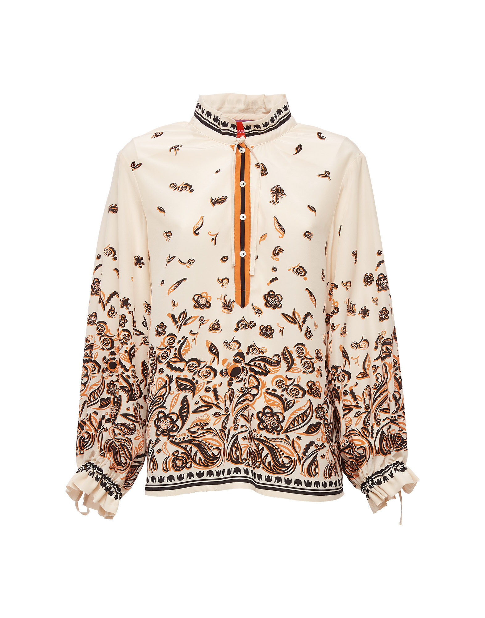 La DoubleJ Shirt And Sassy Fauve Plac&eacute;e SHI0061CRE002FAU0003