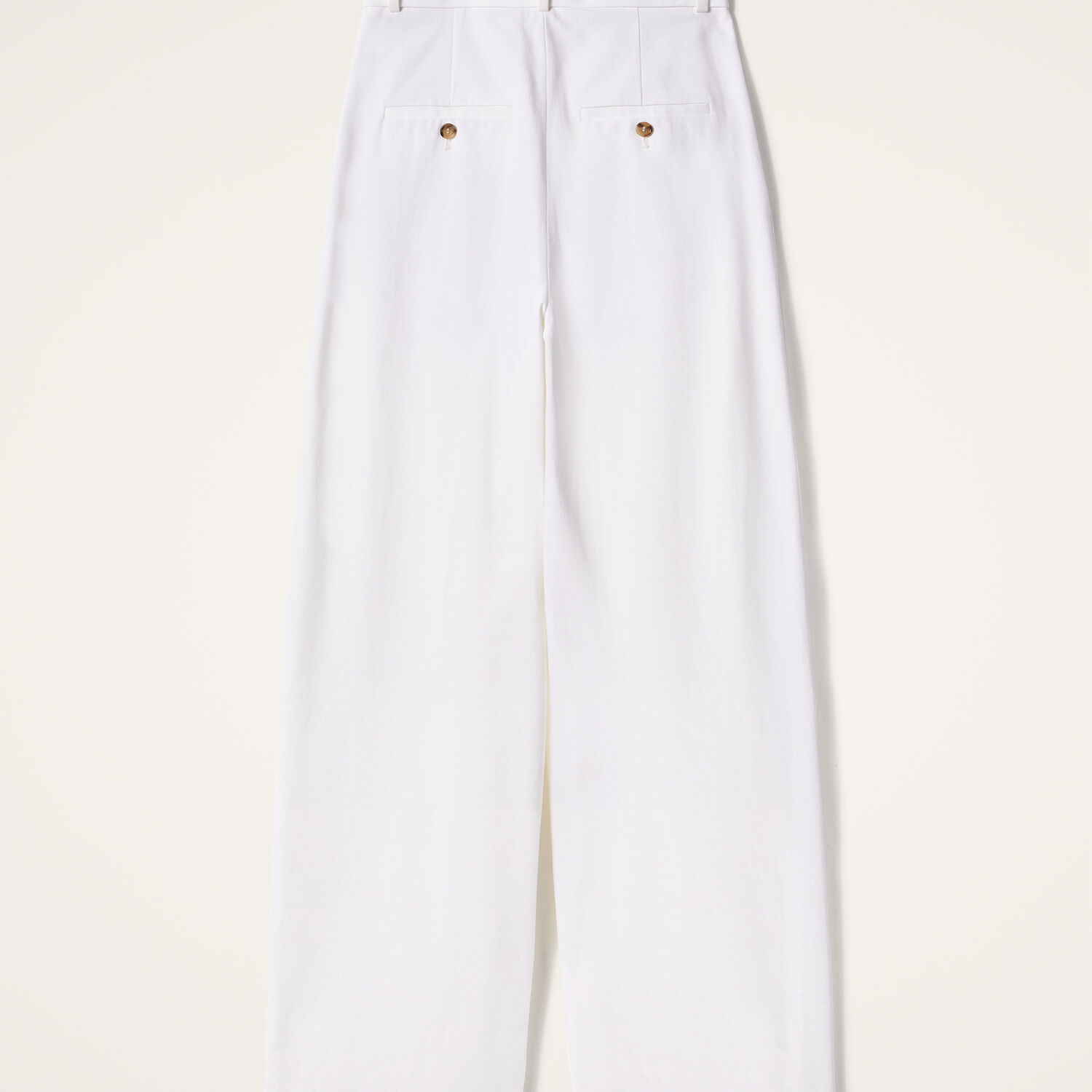 La Doublej Brooklyn Pants In Solid White