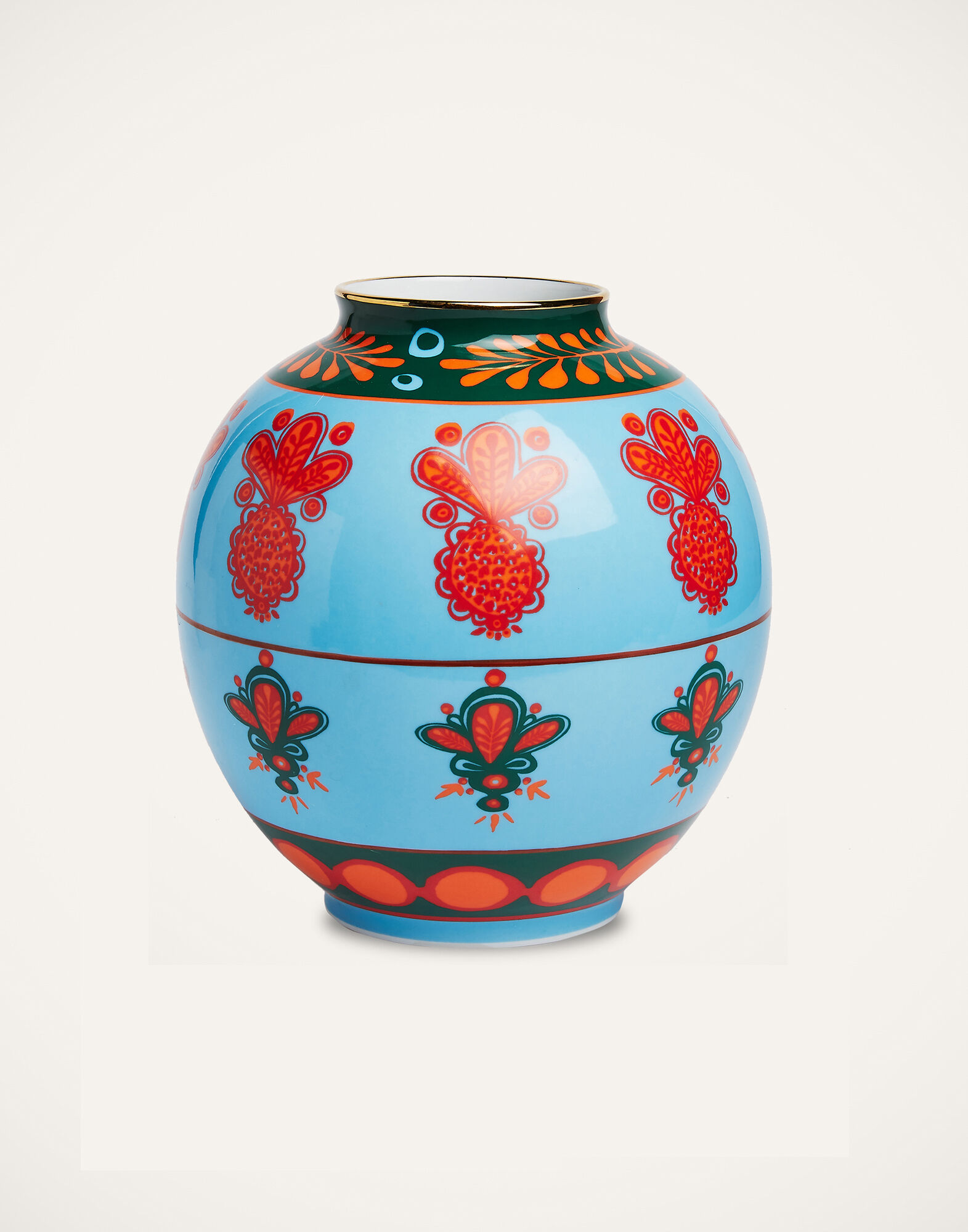 Bubble Vase in Pineapple Azzurro - Homeware | La DoubleJ Bubble Vase in Pineapple Azzurro - Homeware | La DoubleJ