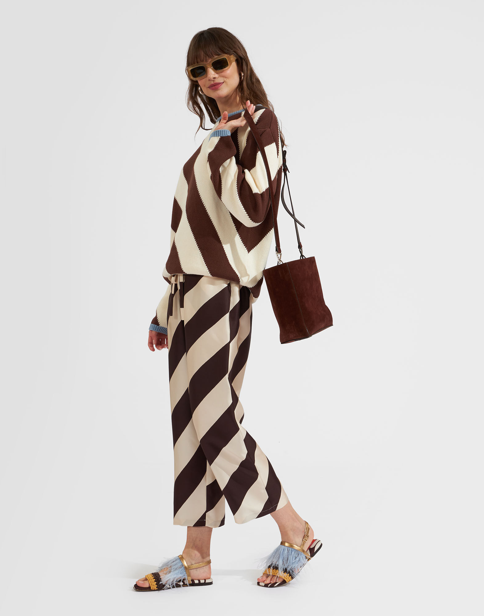 La DoubleJ Drawstring Pants Veneziana TRO0053SIL001VNZ01BR07