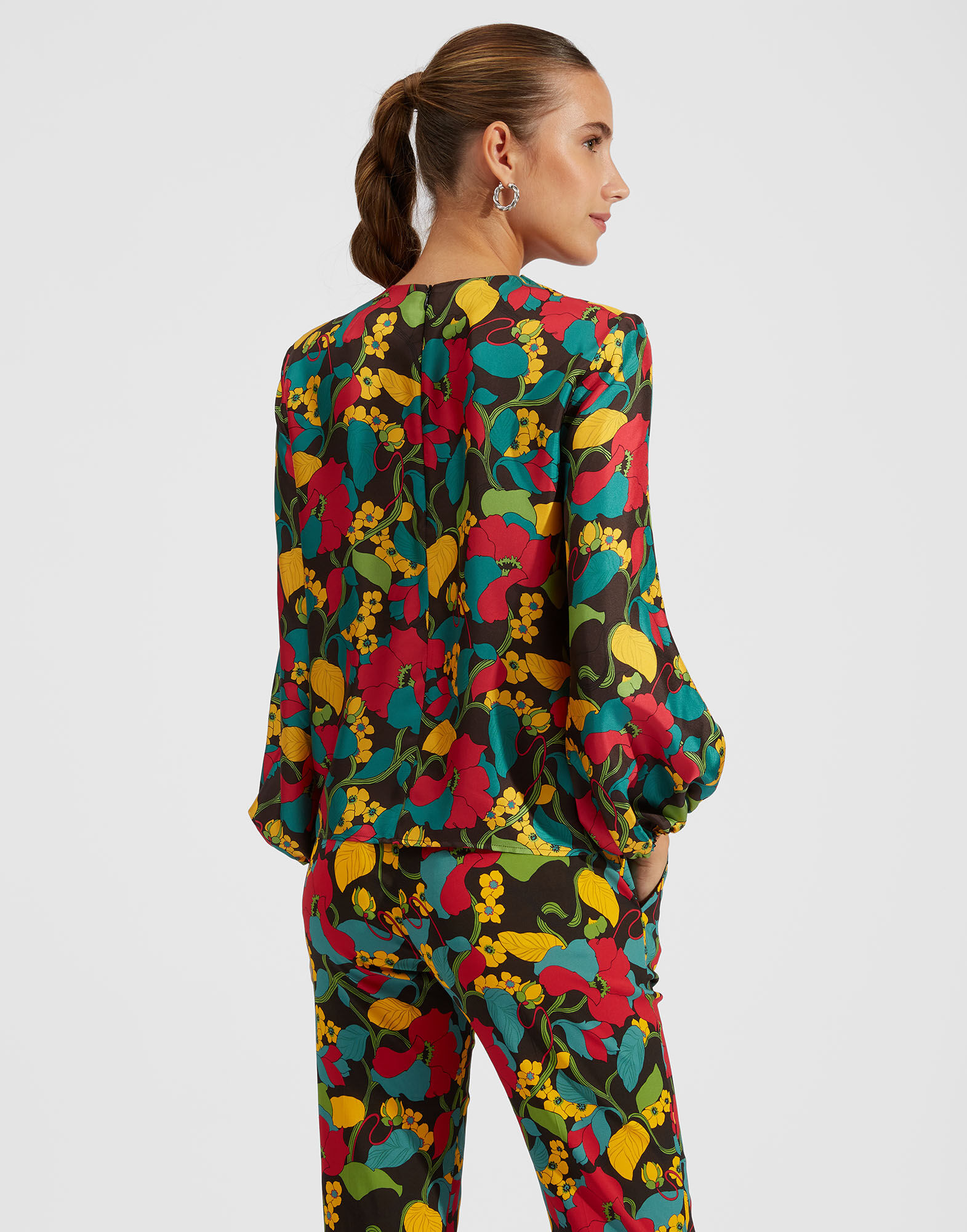 La DoubleJ Charming Top Vines TOP0021SIL001VIN0001