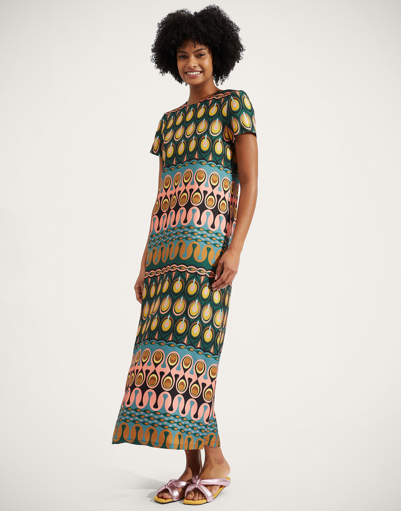 La DoubleJ Swing Dress Rio Verde DRE0001SIL001RIO0002