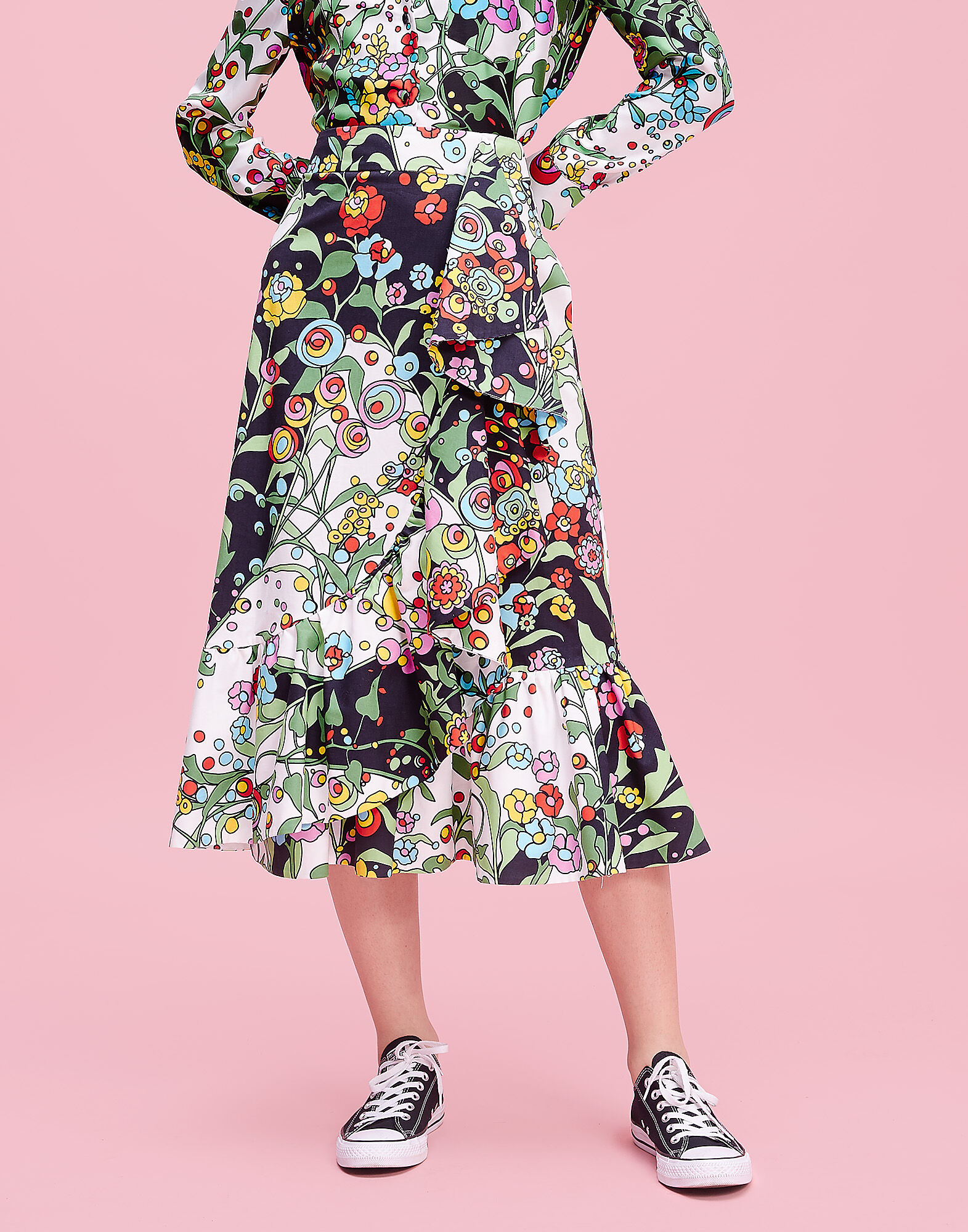 LaDoubleJ Jazzy Skirt Holly Hock SKI0021COT006HOL0001