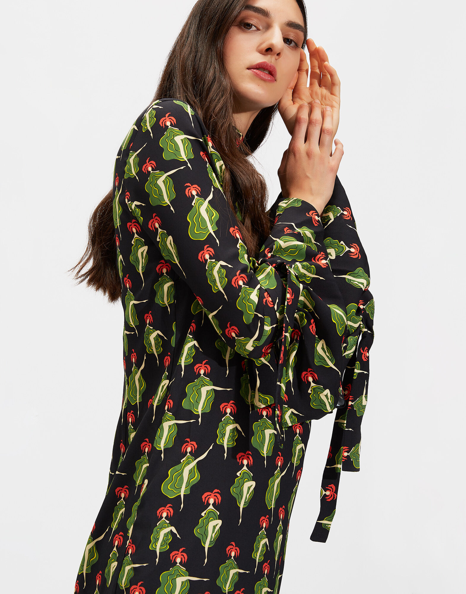 LaDoubleJ Happy Wrist Dress Lungo Can Can DRE0040SAB001CAN0001