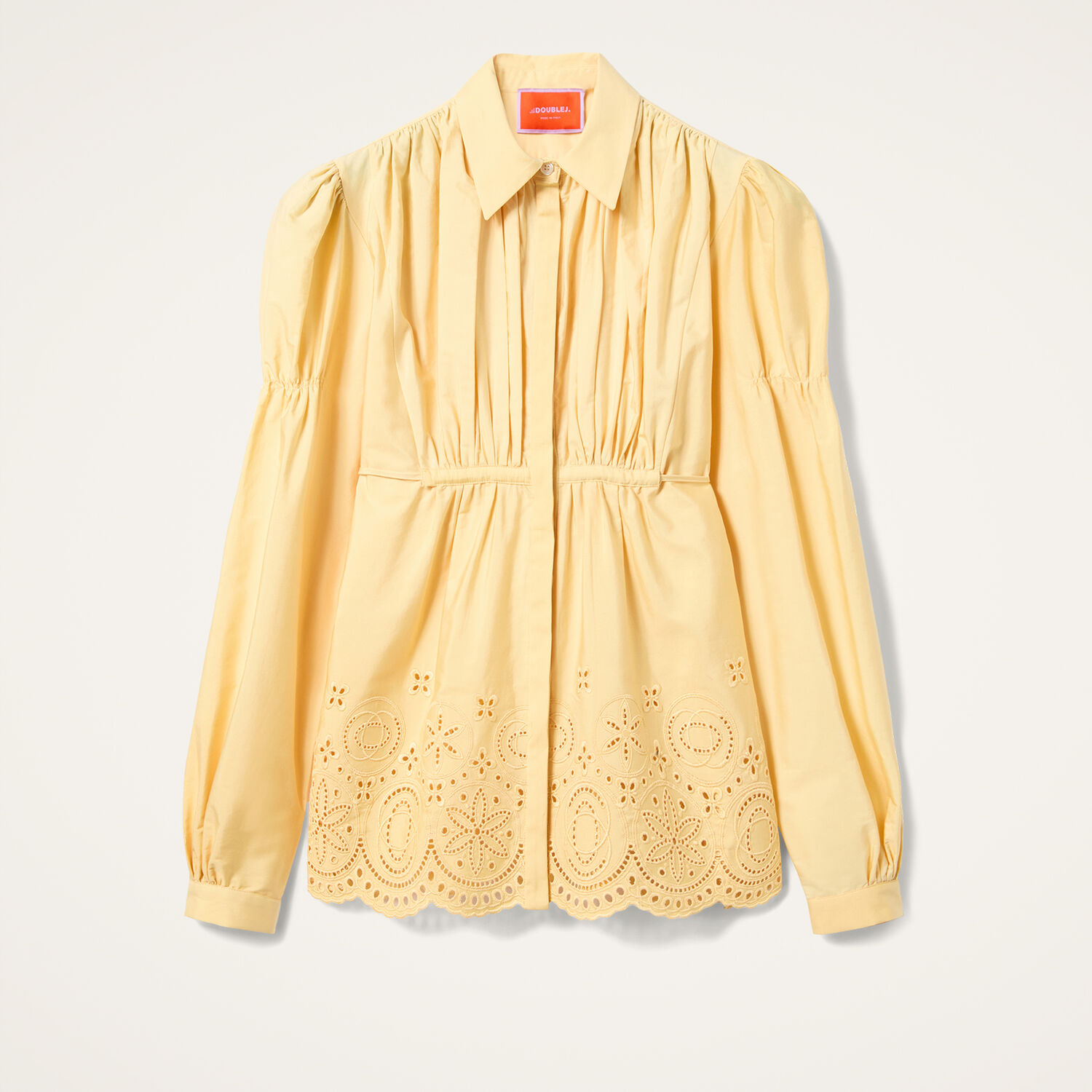 La Doublej Franca Shirt In Eclipse Light Yellow