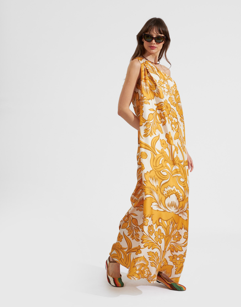 La DoubleJ Roy Dress La DoubleJ Roy Dress Va-Va Placée Gold DRE0460SIL001VAV01YE05