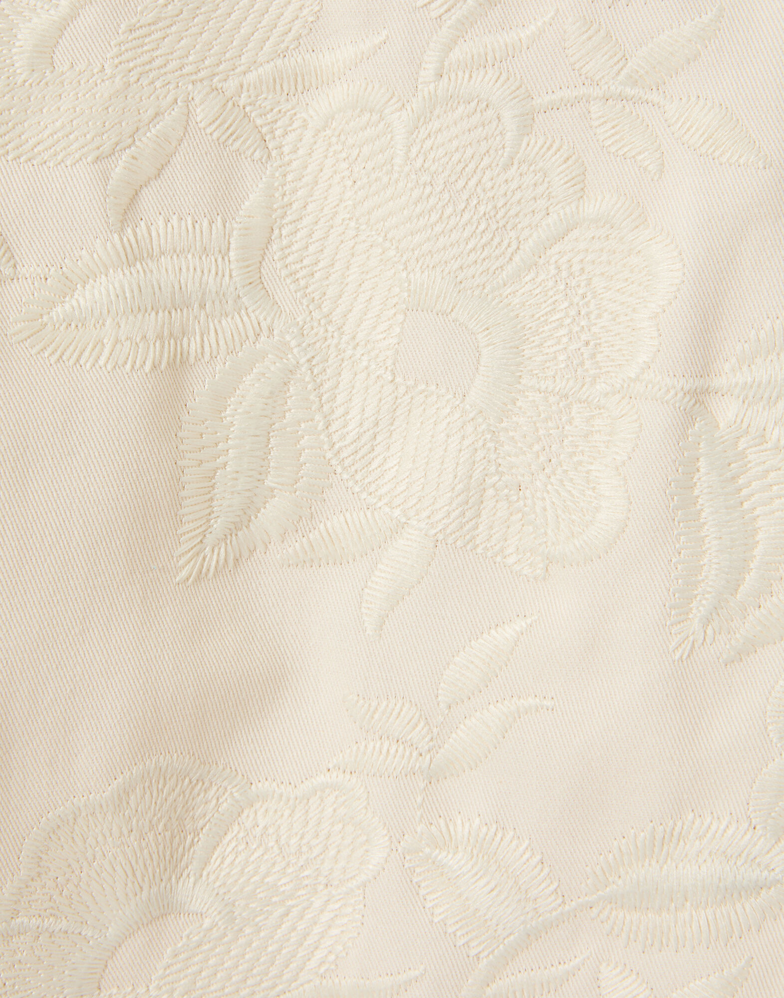 La DoubleJ Fancy Pants Solid Ecru TRO0196COT086SOLIDBR05
