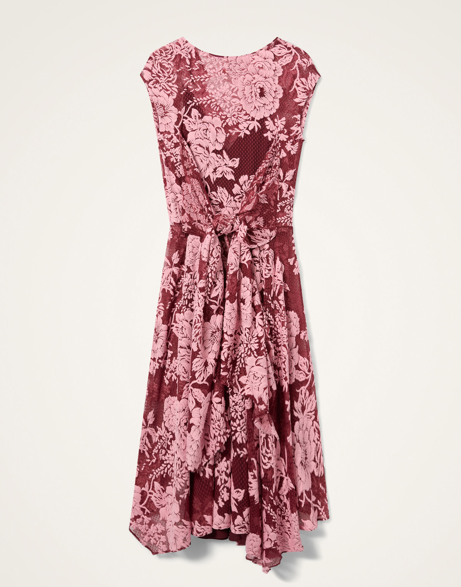 La DoubleJ Do It All Lacey Dress Solid Pink DRE1003LAC005BIC01PI01