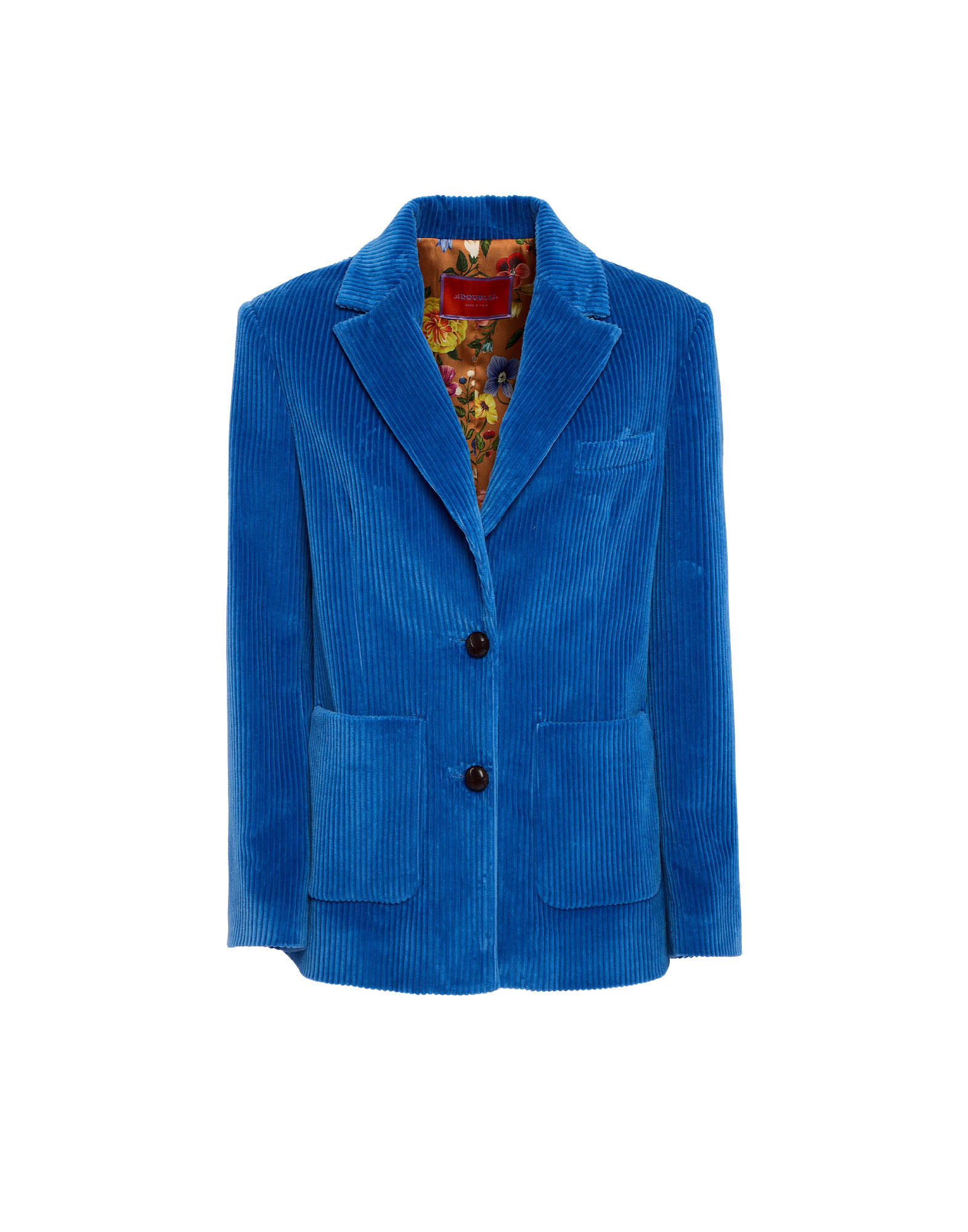 Light blue velvet jacket top
