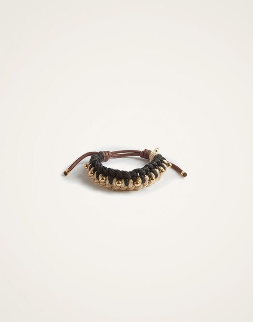 La DoubleJ Better Together Bracelet La DoubleJ Better Together Bracelet Bicolor Black & Ivory BAC0011ROP001VA361BL01