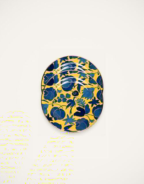 La DoubleJ Dessert Plate Set of 2 La DoubleJ Dessert Plate Set of 2 Wildbird Giallo/Blu DIS0023CER001CER0010