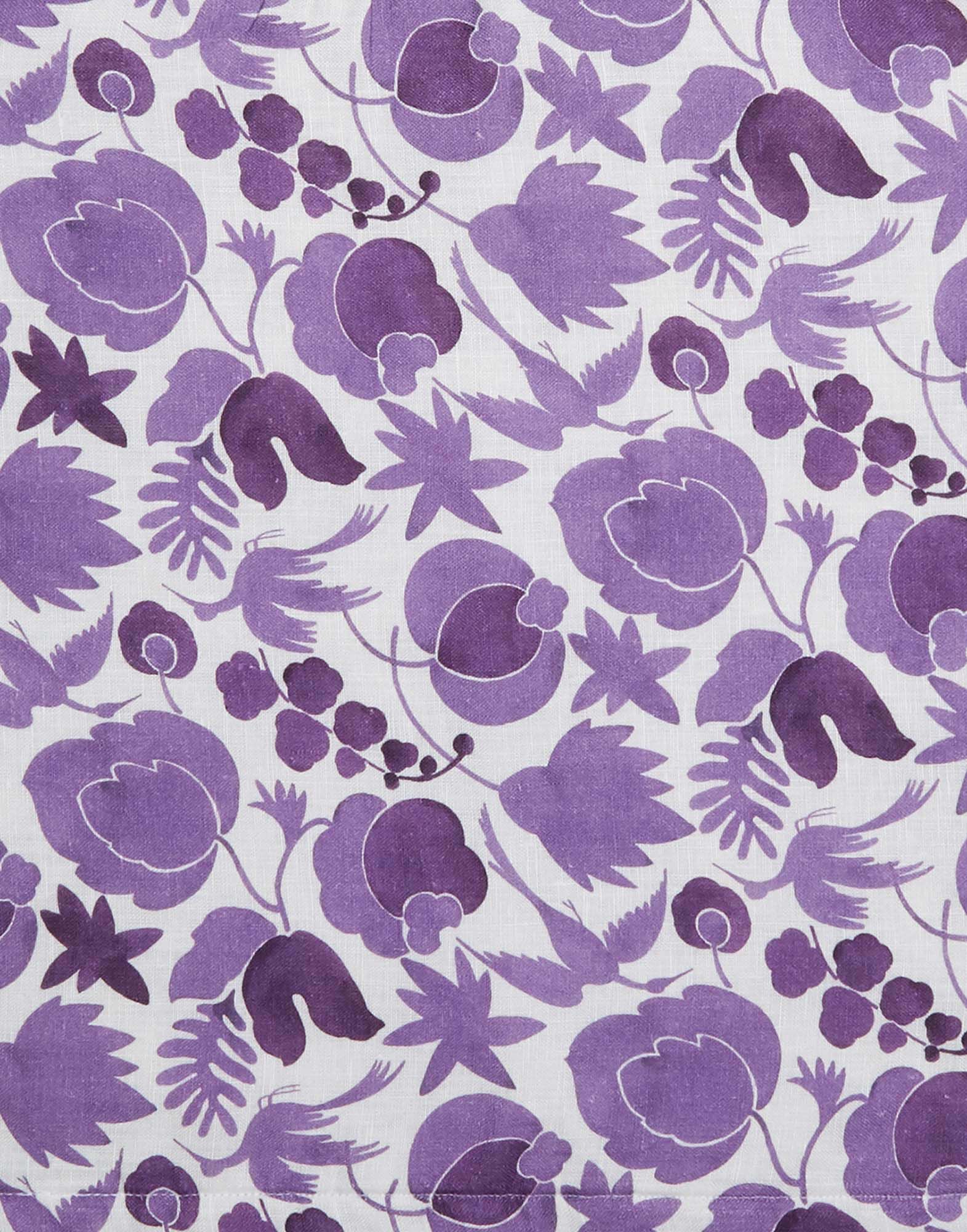 La DoubleJ Placemat Set Of 2 Wildbird Viola Small TBM0001LIN001CER0020