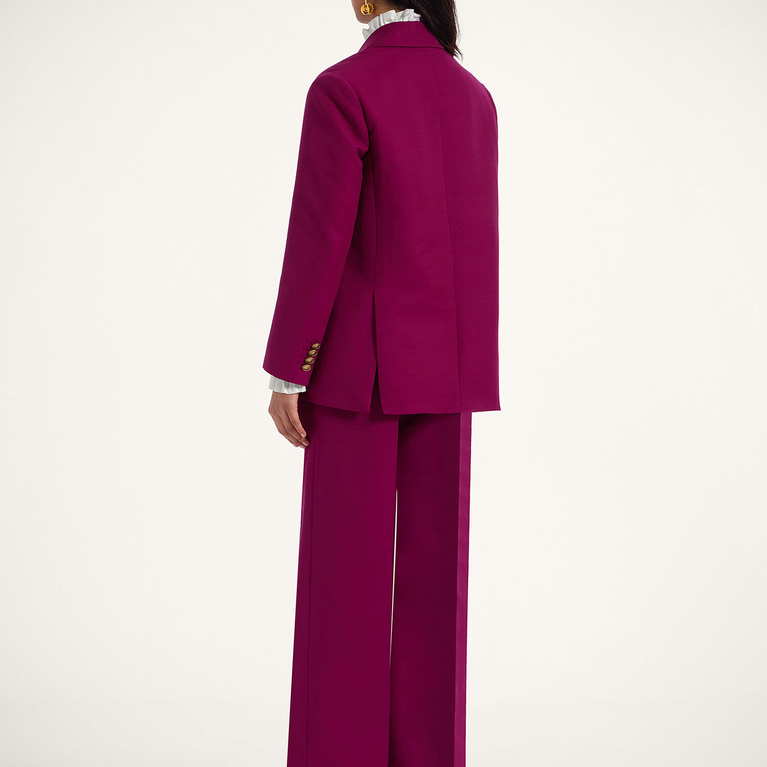 La Doublej Let Loose Pants In Solid Purple