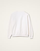 La DoubleJ The Biggie Concert Sweatshirt La DoubleJ The Biggie Concert Sweatshirt Patch It Up White SWE0041JER060PAT09WH01