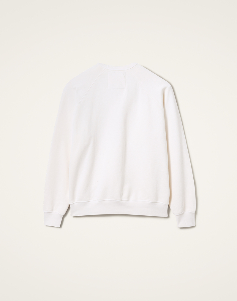 La DoubleJ The Biggie Concert Sweatshirt La DoubleJ The Biggie Concert Sweatshirt Patch It Up White SWE0041JER060PAT09WH01