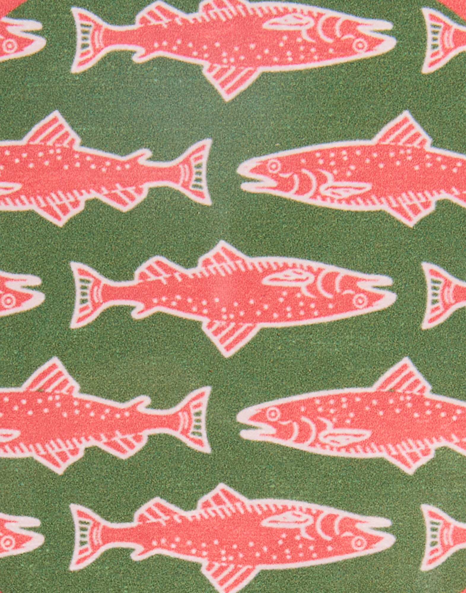 La DoubleJ Disk Coasters Set Of 4 Como Fish Multicolor CST0009CRK001CMF12MU03