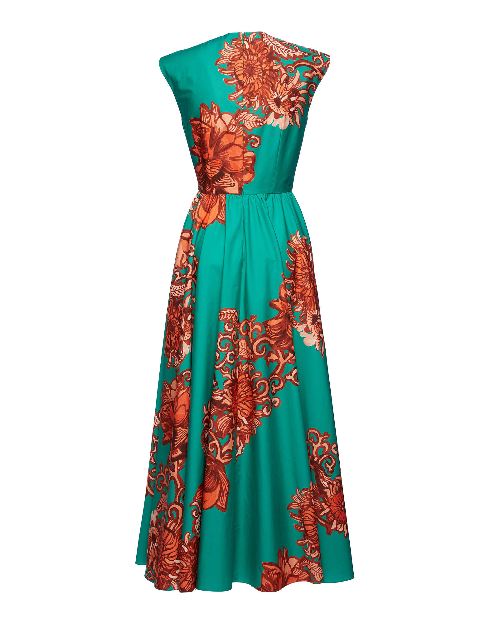 La DoubleJ Keyhole Dress Anemone Ghirlanda DRE0506COT039ANE03GR02