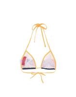 La DoubleJ Bikini Top &#40;Placed&#41; Taormina Plac&eacute;e Ivory SWI0032LYC003LRT01WH04