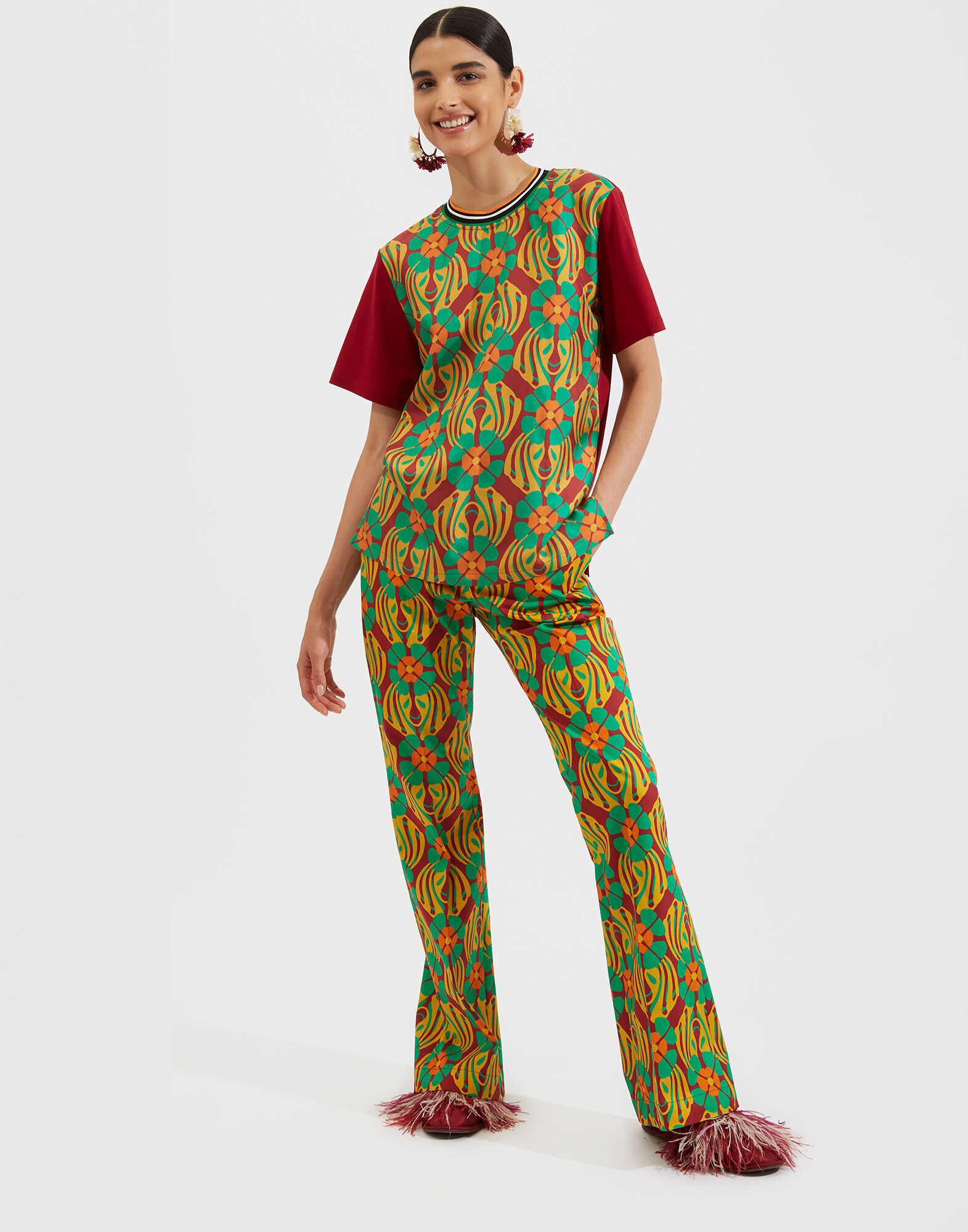 La DoubleJ Sciura T-Shirt Clover TOP0033SIL001CLO0003