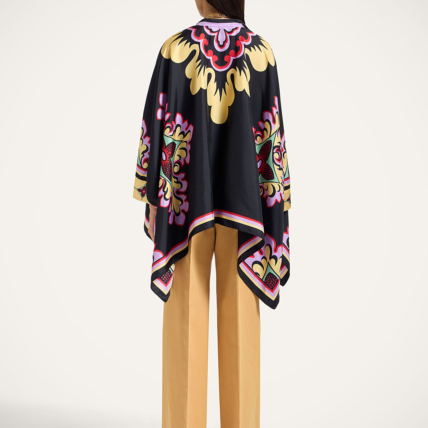 La Doublej La Double J Silk Twill Shirt With Cascading Fit