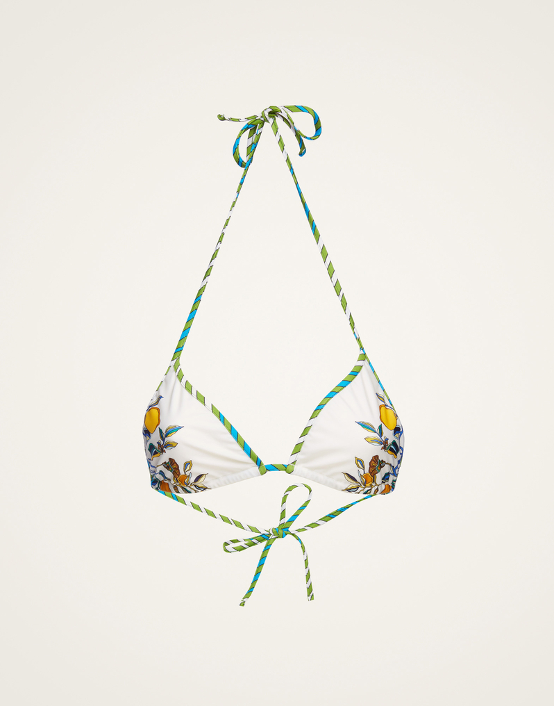 La DoubleJ Bikini Top La DoubleJ Bikini Top Borboni Placée Bianco SWI0032LYC003BRN03WH01