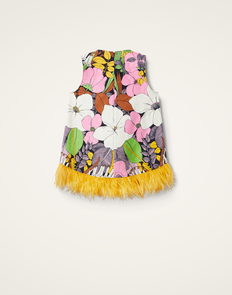 La DoubleJ La Scala Top (With Feathers) La DoubleJ La Scala Top (With Feathers) Big Flower TOP0013COT005BFL0001