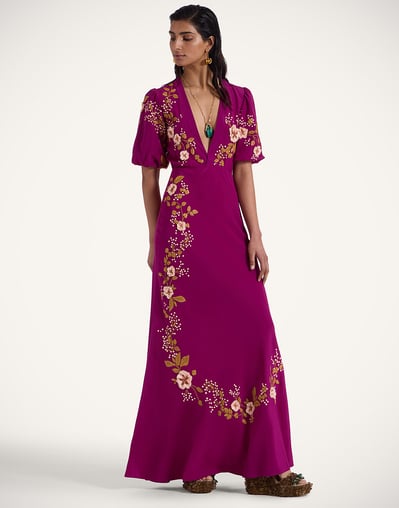 marlene sequin slip dress in purple Lucy in the Sky Marlene Sequin Slip Dress in Purple