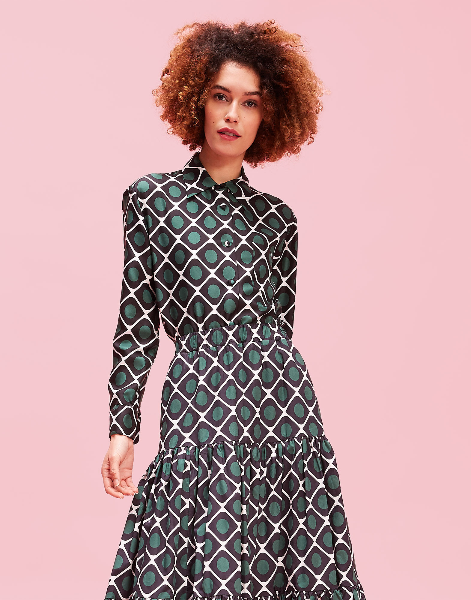 LaDoubleJ Boy Shirt Olive SHI0001SIL001OLI0001