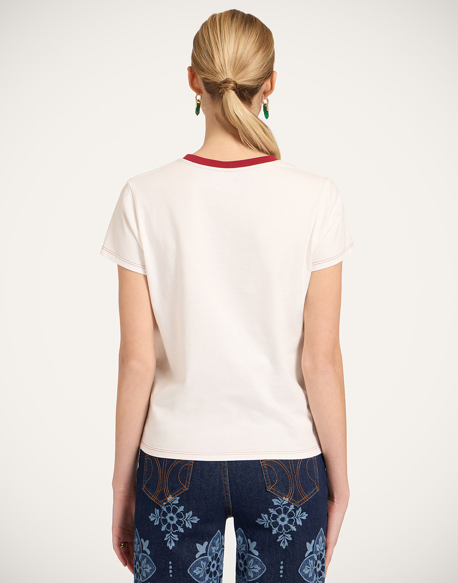 La DoubleJ High Vibe Tee Butterbird White TSH0070JER079BTB01WH01