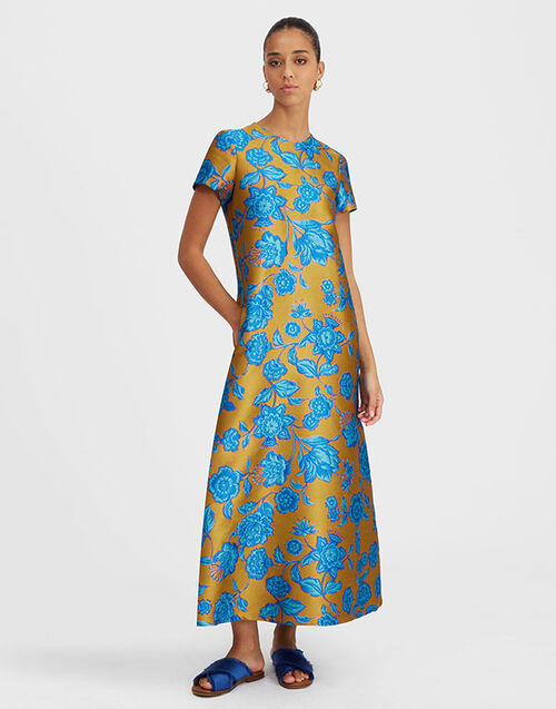 La DoubleJ Super Swing Dress Hottie Turquoise DRE0001JCQ073HOT02BU08