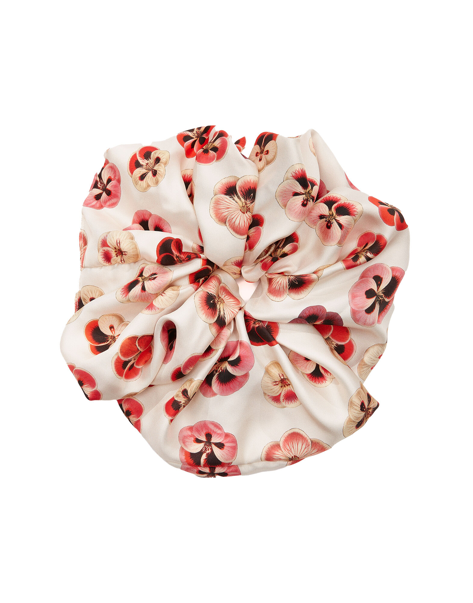 La DoubleJ Giga Scrunchie Micro Pansy SCR0003SIL001PAN0002