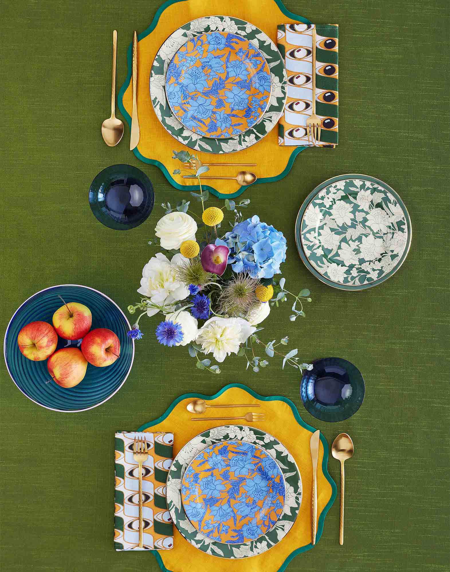 La DoubleJ Large Napkins Set Of 2 Third Eye NAP0006LIN001THE0001