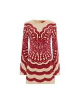La DoubleJ Mini Supreme Swing Dress Fans Plac&eacute;e Red DRE0619VIS011FAN03RE01