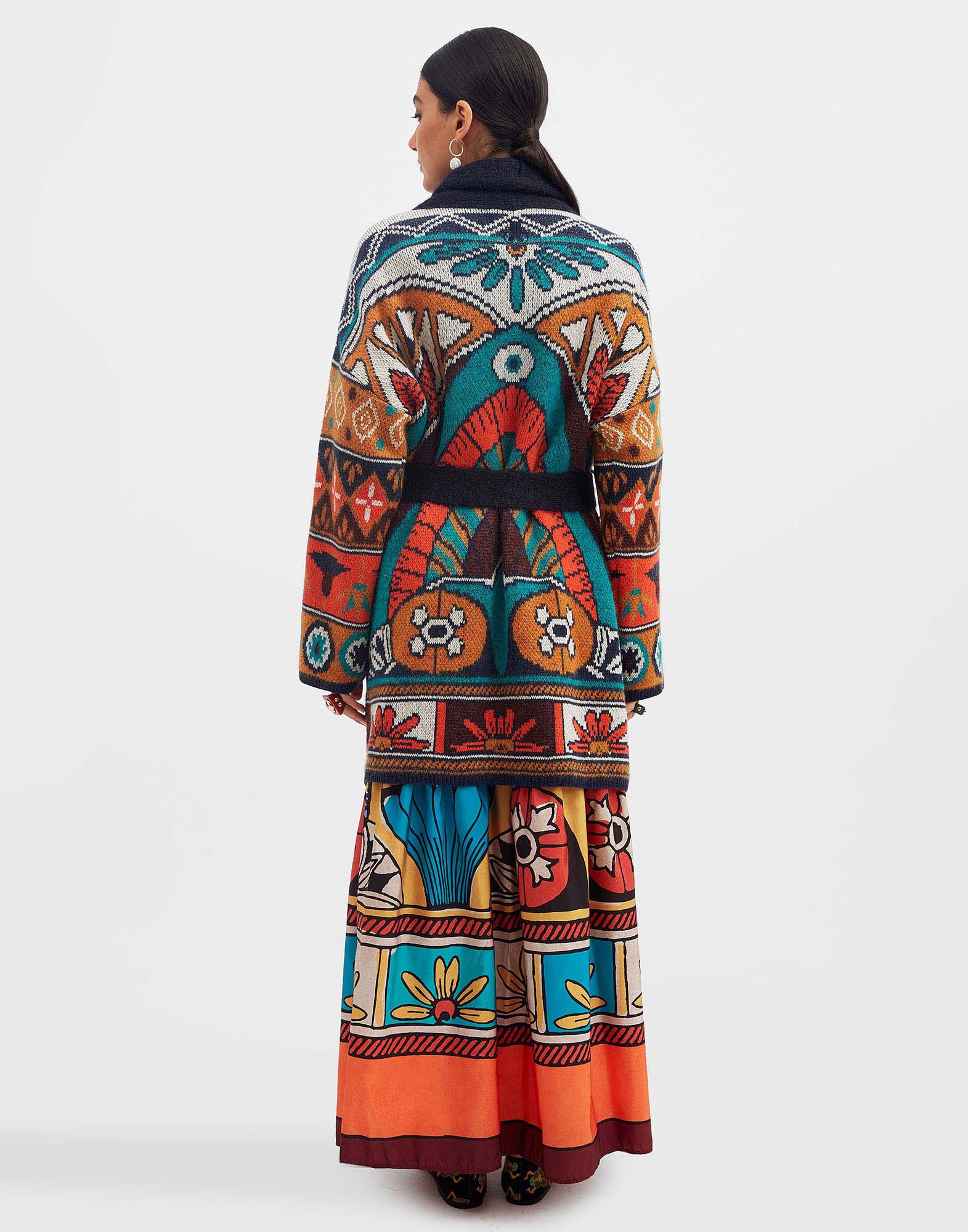 La DoubleJ Philae Cardigan Philae Plac&eacute;e PUL0164KNI089VA191MU01