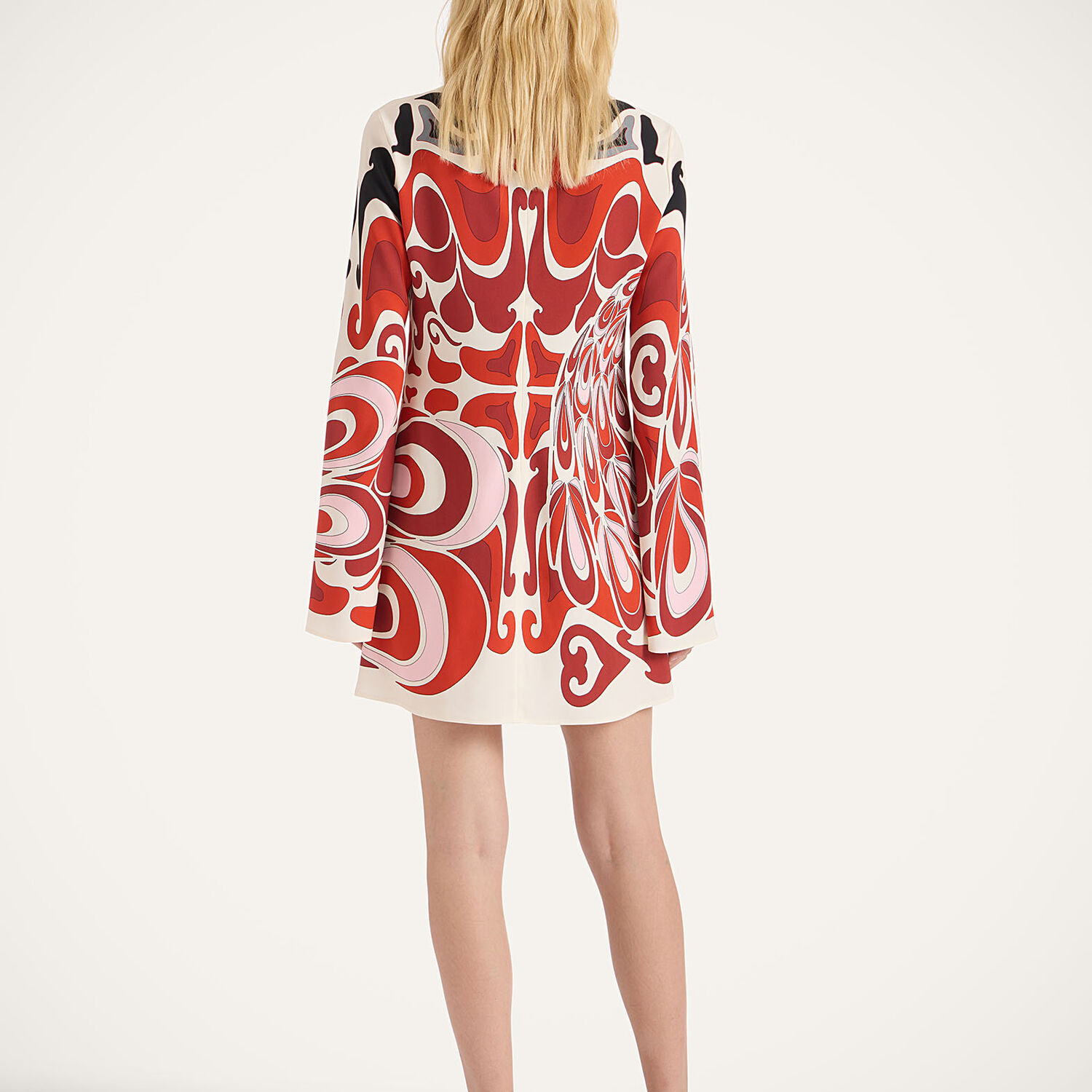 La Doublej Mini Supremes Printed Satin Minidress