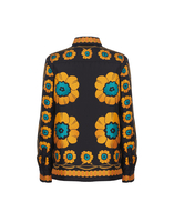 La DoubleJ Boy Shirt La DoubleJ Boy Shirt Daisychain Placée Orange SHI0040SIL006ROP04OR02